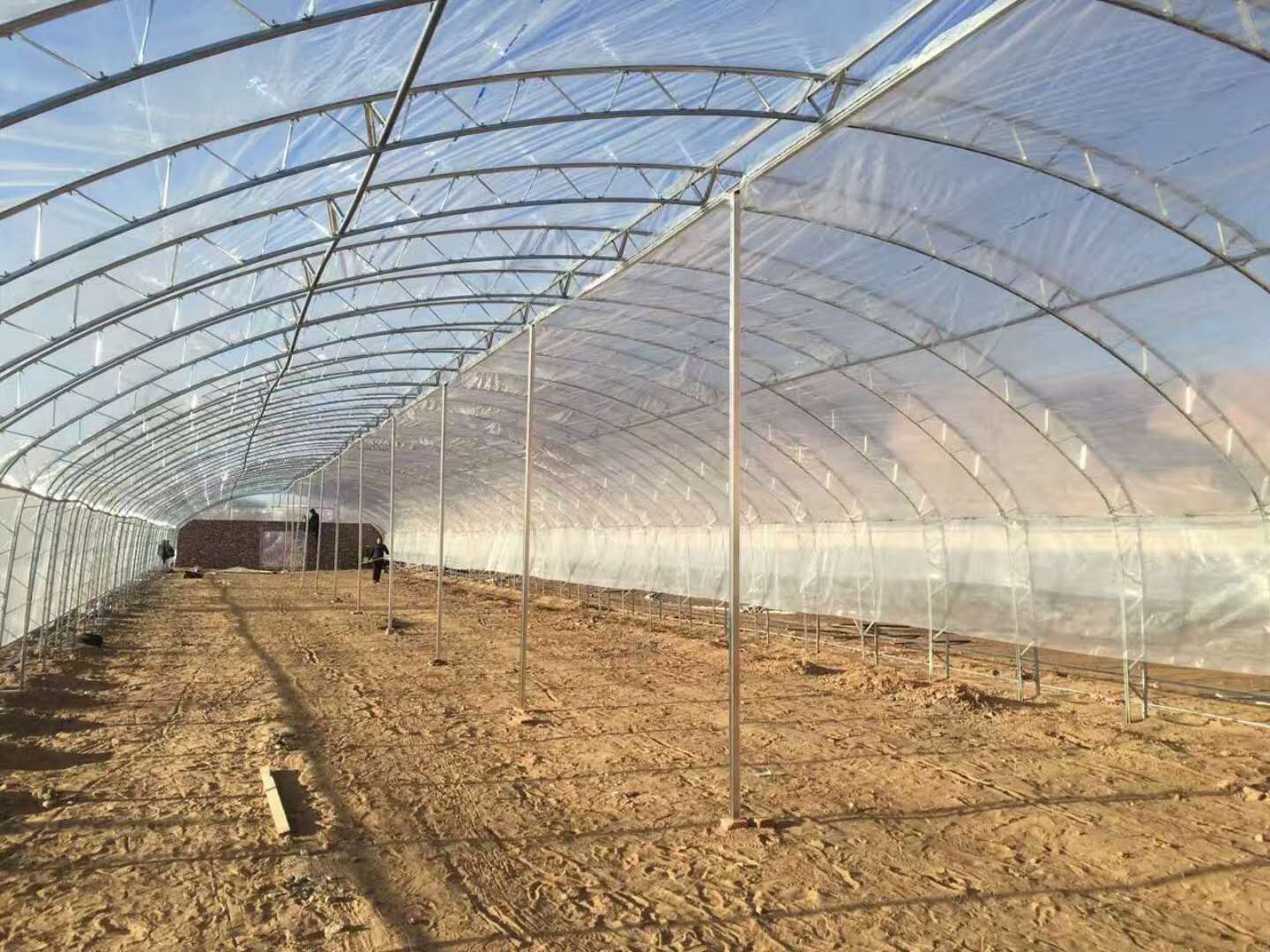 洲鹏农业 几字钢骨架与大棚薄膜的诚信守望